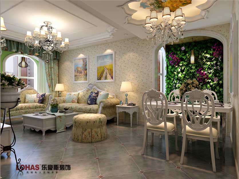 石家莊國際城90平米裝修效果圖