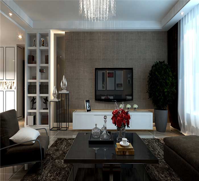 天下玉苑154平米三室兩廳兩衛(wèi)簡(jiǎn)約效果圖