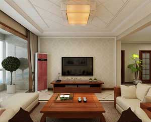 奧北公園128平米三室兩廳兩衛(wèi)地中海風(fēng)格裝修效果圖