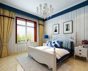 上東城130平米三室兩廳美式簡(jiǎn)約裝修效果圖