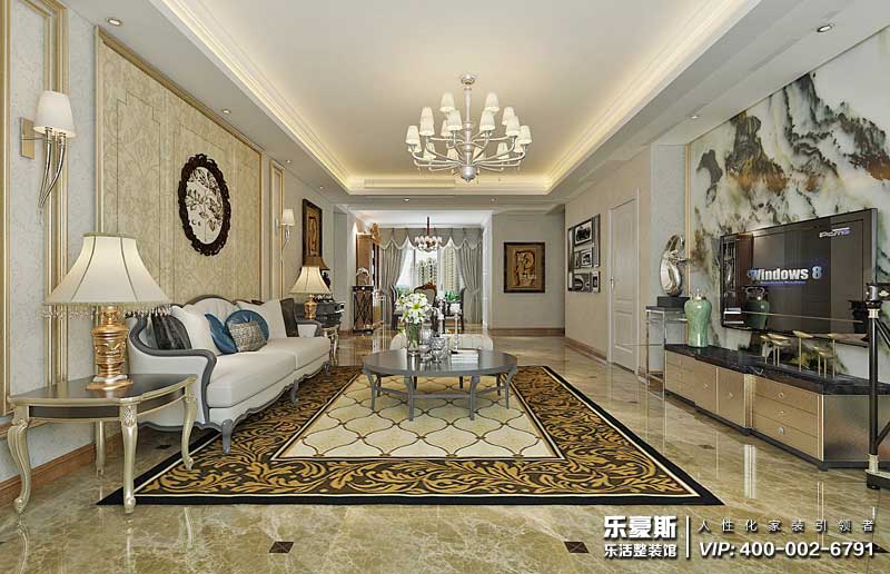 正定墅洋居禮別墅360㎡中式裝修效果圖