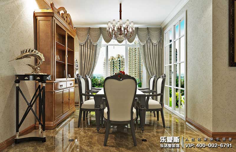 正定墅洋居禮別墅360㎡中式裝修效果圖