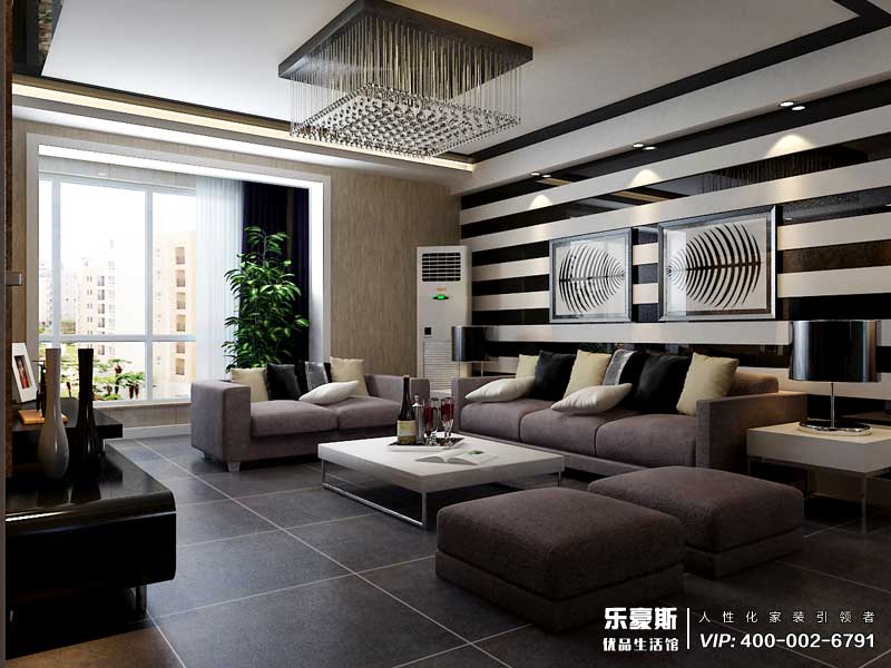 石家莊建投十號院168平米后現(xiàn)代風(fēng)格裝修效果圖