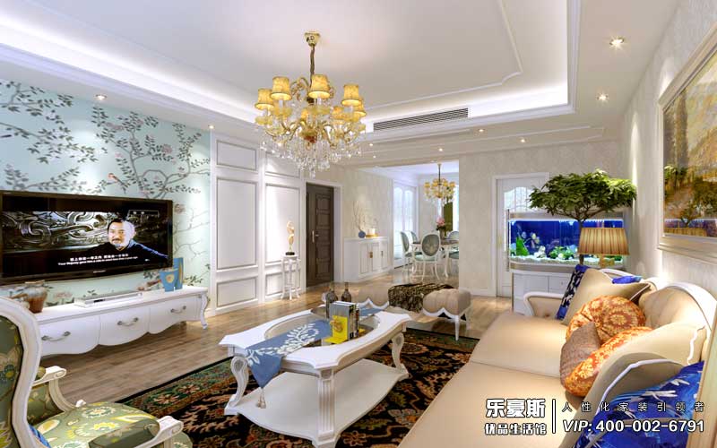 嘉苑190平米簡歐風(fēng)格裝修效果圖