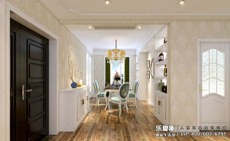 嘉苑190平米簡(jiǎn)歐風(fēng)格裝修效果圖