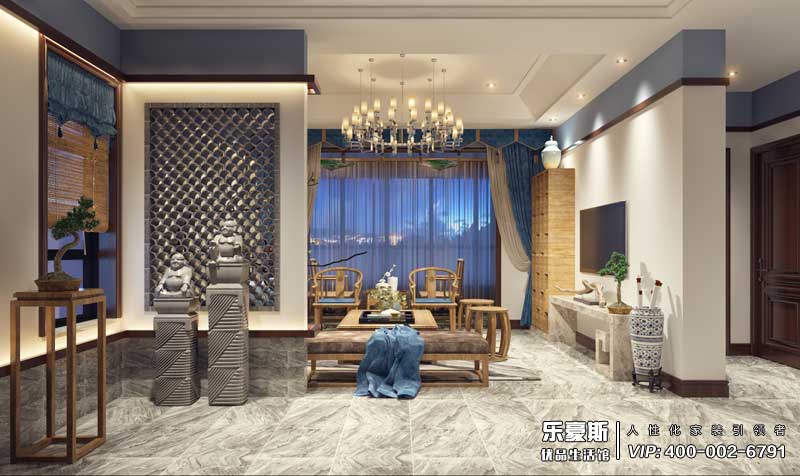 碧桂園180平米新中式風(fēng)格效果圖