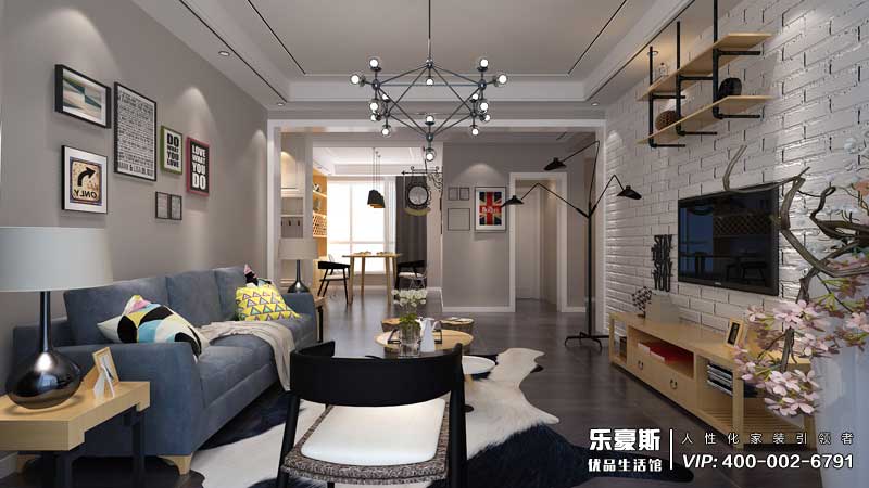 林蔭大院工業(yè)風(fēng)裝修效果圖