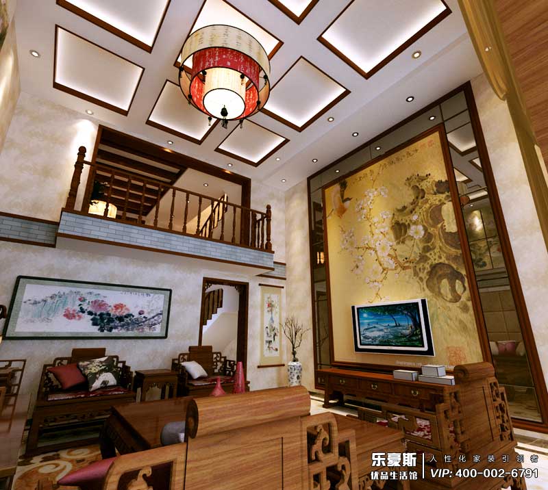 納帕溪谷中式風(fēng)格裝修效果圖