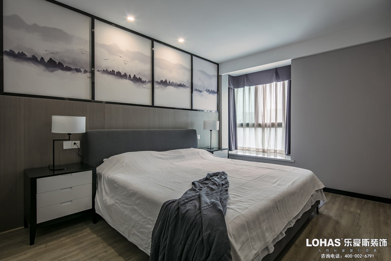 正定御河上院251平米臥室裝修效果圖