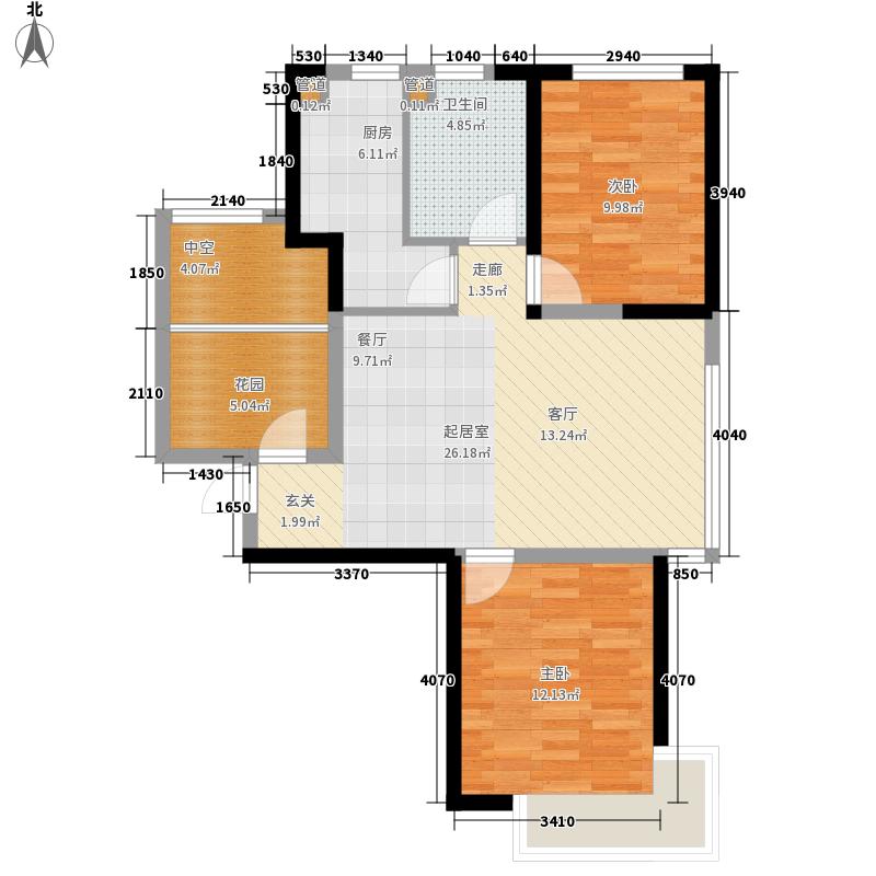 國(guó)源和天下2室0廳1衛(wèi)1廚98.00㎡戶(hù)型圖
