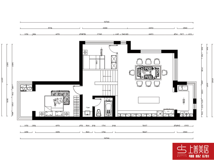 春江花月360平別墅美式