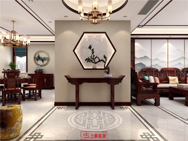 元氏水韻嘉誠160平米中式