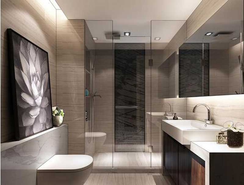 新中式衛(wèi)生間裝修效果圖