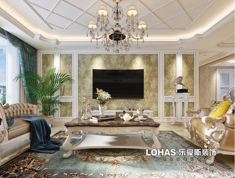 裝修樣板間120平方米三室二廳家