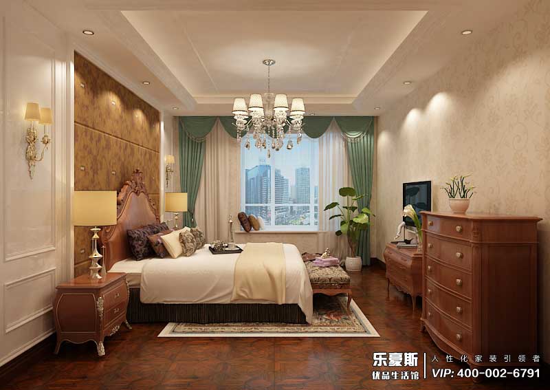 天下錦城200平米新中式裝修效果圖