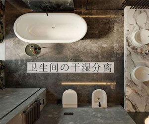 干濕分離衛(wèi)生間怎樣設(shè)計(jì)既合理又漂亮！