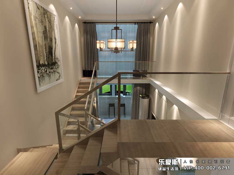 瀚唐89平米躍層日式風(fēng)格裝修效果圖