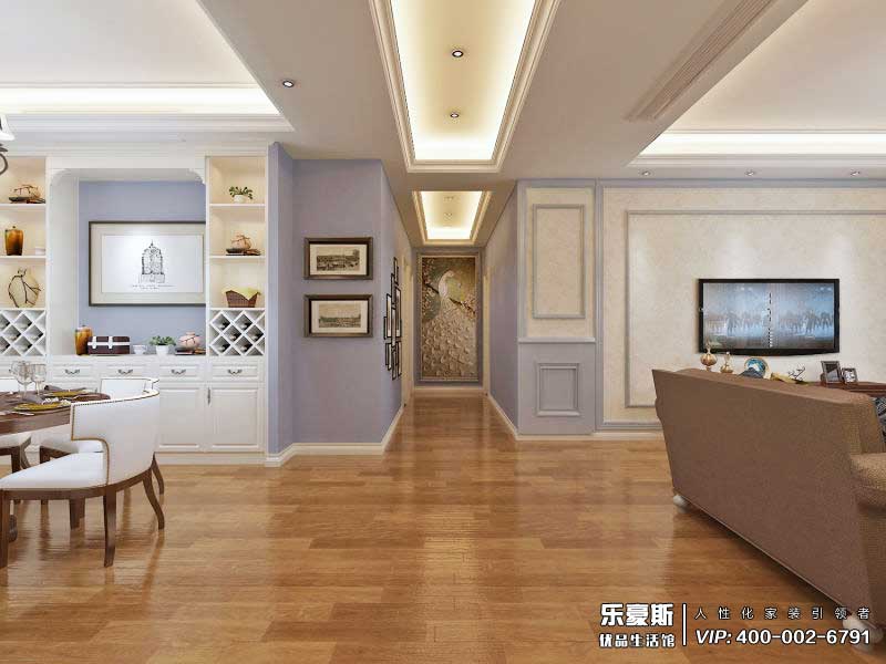 星河盛世208平米美式風(fēng)格裝修效果圖