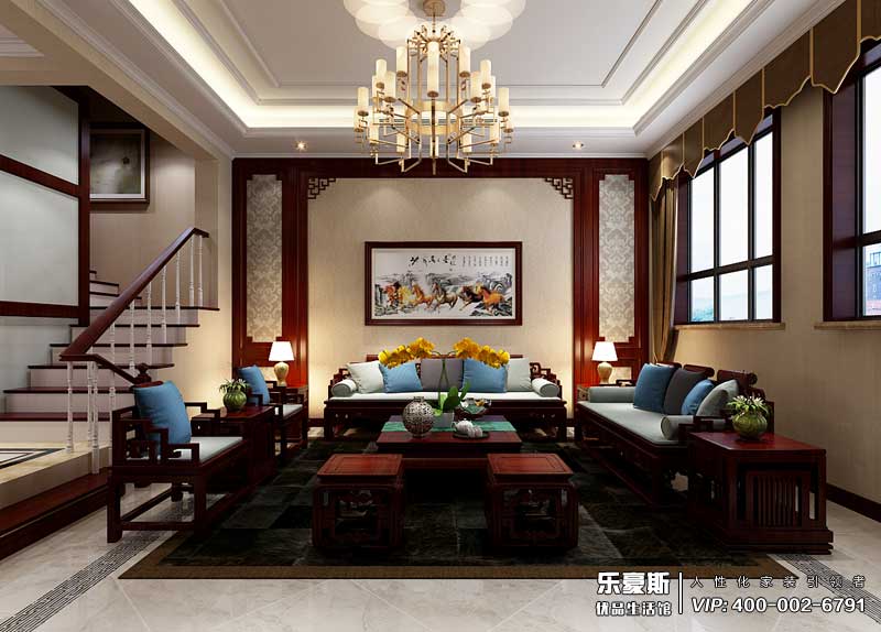 鑫界王府470平米混搭風(fēng)格裝修效果圖