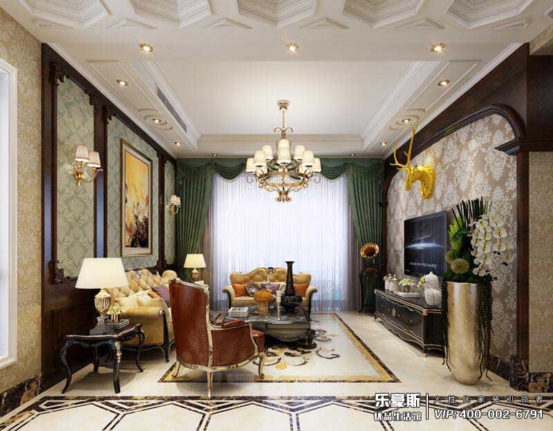 石家莊碧桂園240平米新古典風(fēng)格別墅裝修效果圖