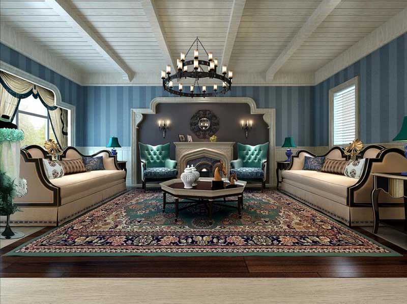 地中海風(fēng)格別墅裝修效果圖3