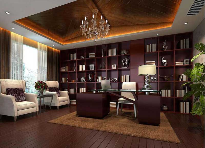 書房別墅裝修效果圖
