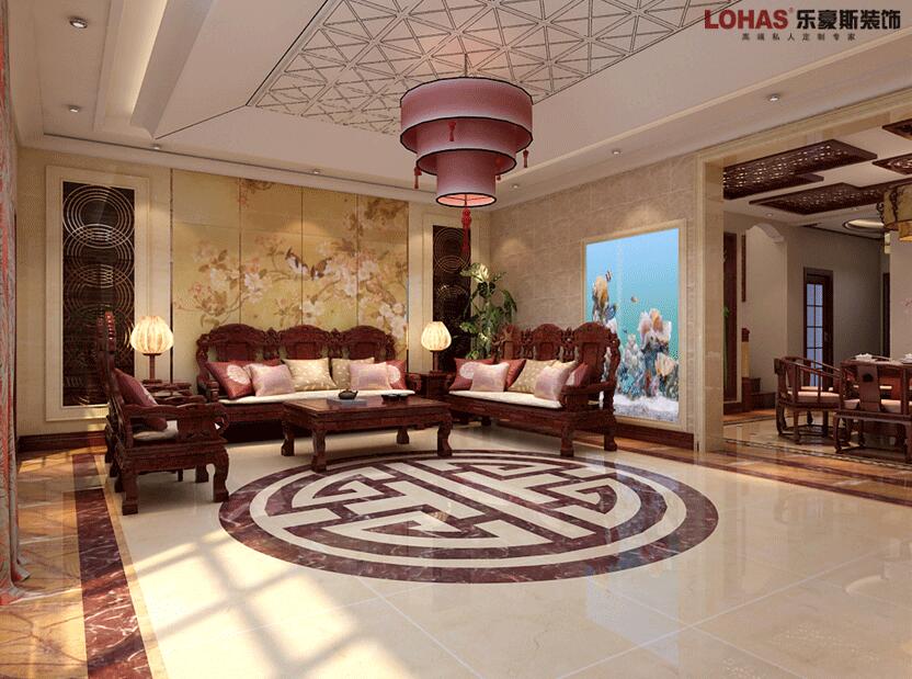 上山間380平米新中式風(fēng)格裝修效果圖