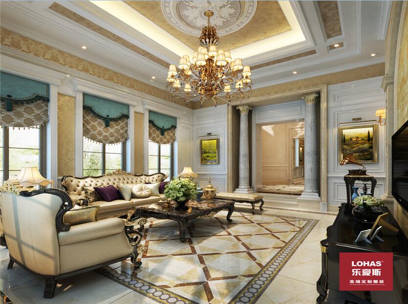 西山一號(hào)歐式風(fēng)格別墅裝修效果圖