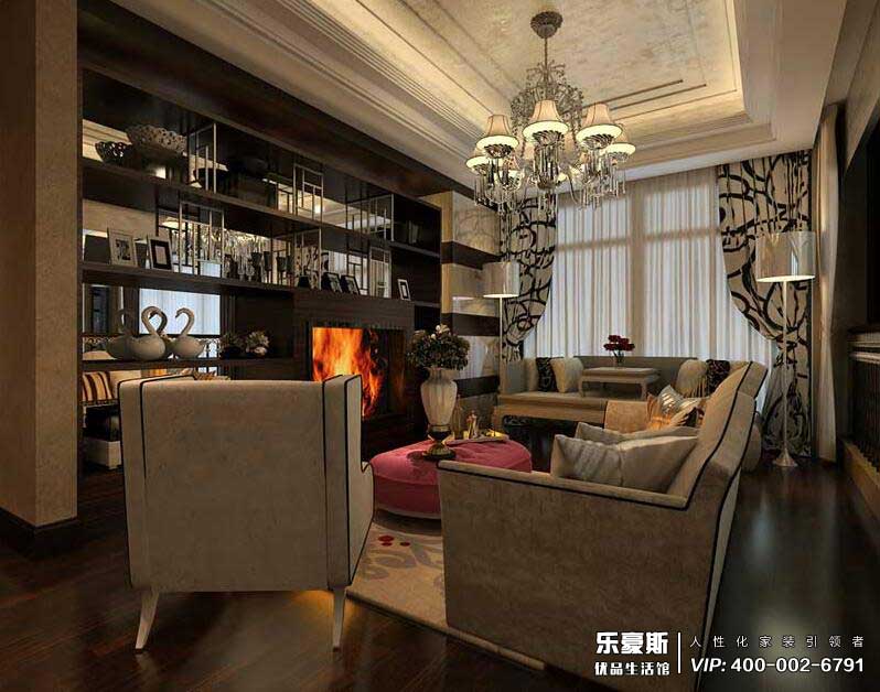 西美金山湖小鎮(zhèn)后現(xiàn)代風(fēng)格別墅裝修效果圖