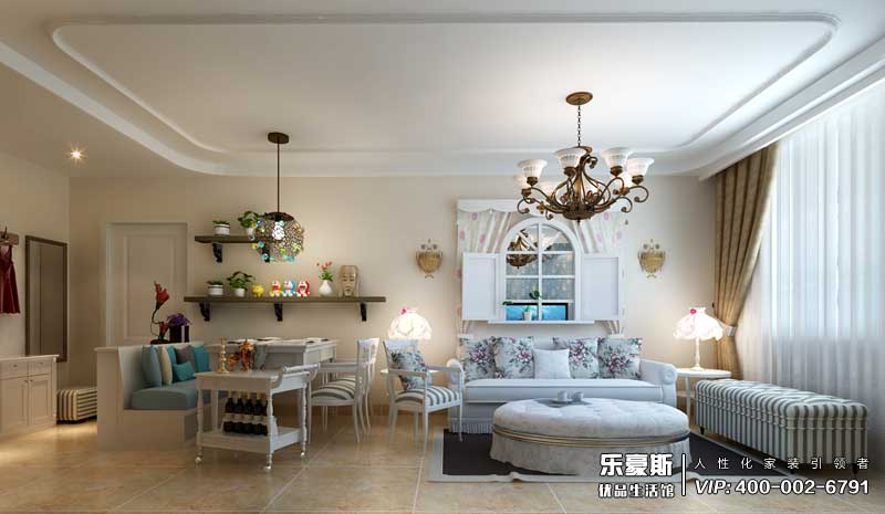 藍(lán)山國際田園風(fēng)格裝修