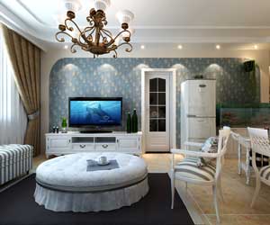 石家莊藍(lán)山國際裝修，小清新的田園風(fēng)