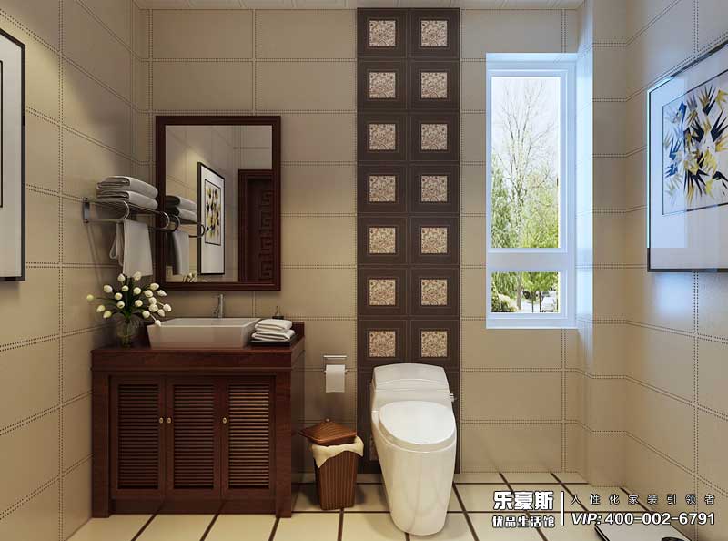 星湖國(guó)際花園中式風(fēng)格裝修