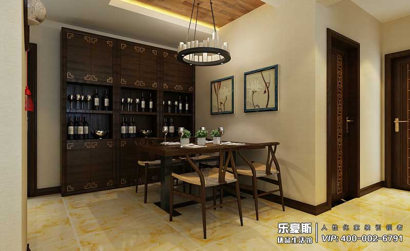 御河上院中式風(fēng)格裝修效果圖