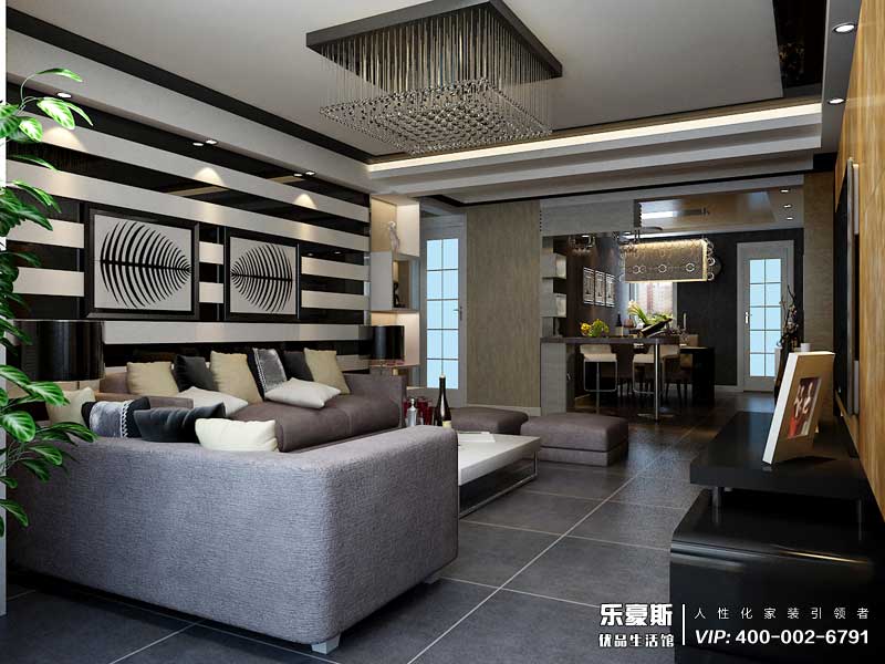 建投十號院165平米后現(xiàn)代風(fēng)格裝修