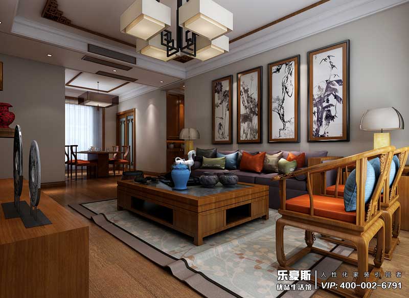 盛景八方新中式風(fēng)格裝修