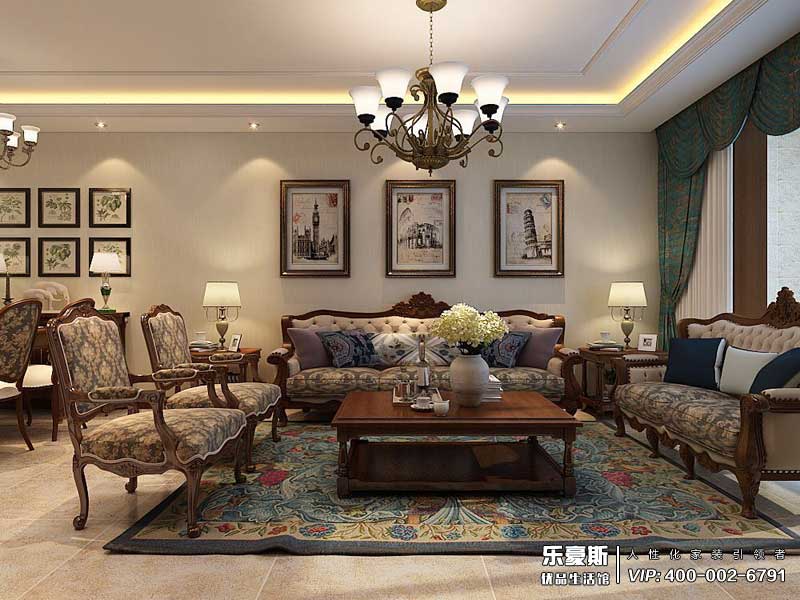 恒潤(rùn)時(shí)代廣場(chǎng)美式風(fēng)格裝修