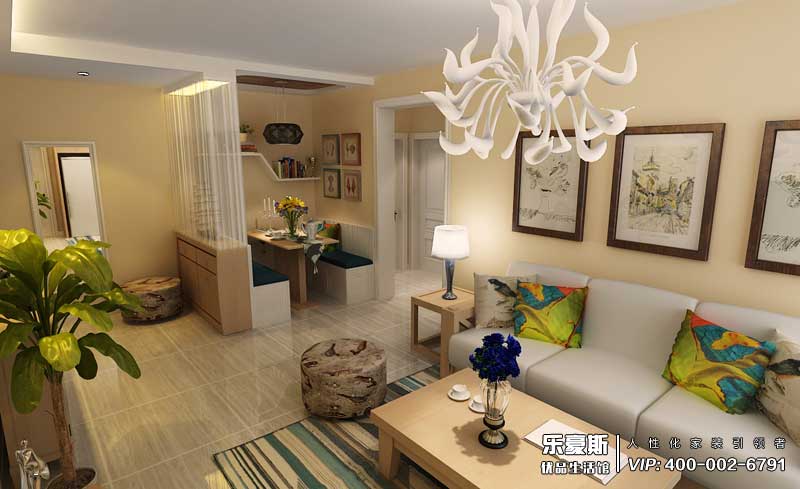 同祥城現(xiàn)代簡約風格裝修效果圖