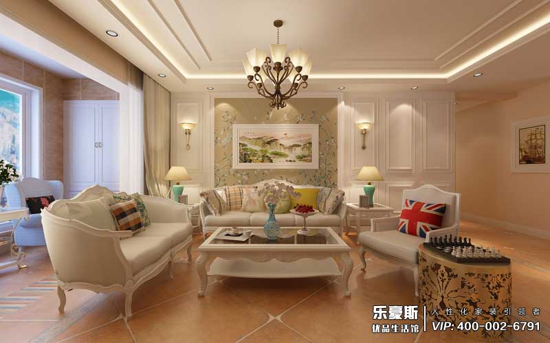 林蔭大院美式風(fēng)格裝修效果圖