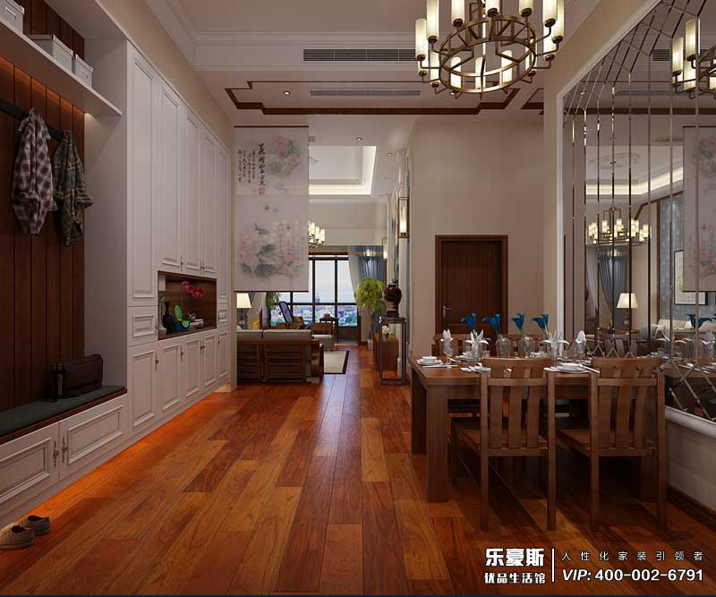 天山銀河廣場混搭風(fēng)格裝修效果圖