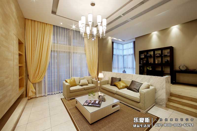 星湖國際花園現(xiàn)代簡約裝修效果圖