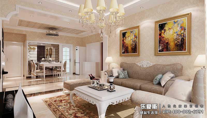 雍雅錦江花苑歐式風(fēng)格裝修效果圖