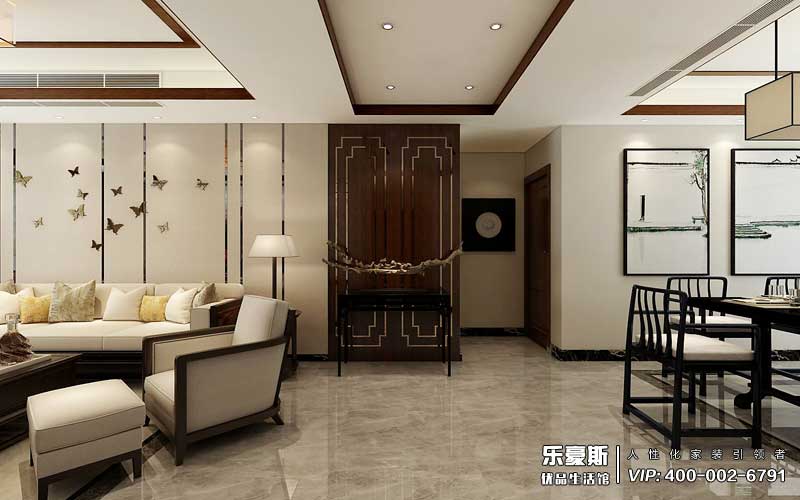 鑫界王府新中式風(fēng)格裝修