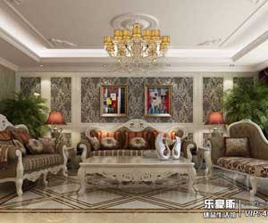 恒大華府320平米新古典風格裝修效果圖