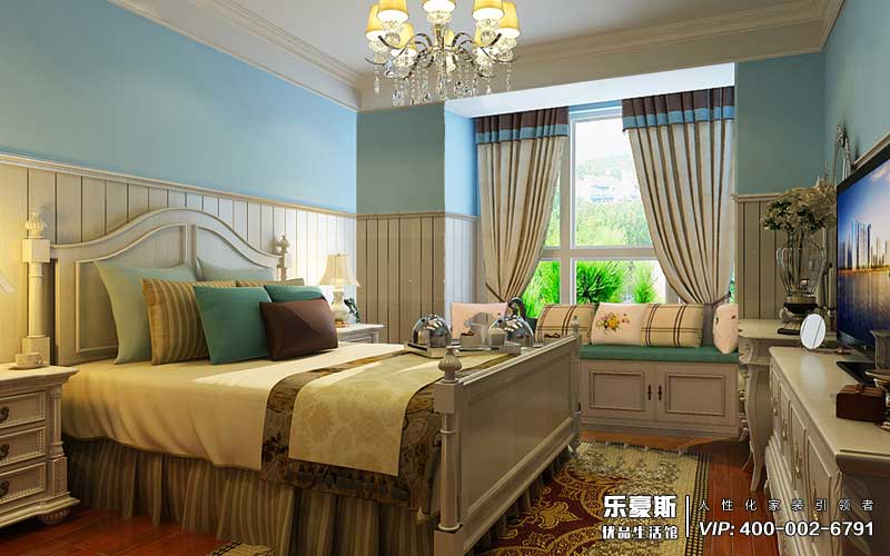 林蔭大院美式風(fēng)格裝修效果圖