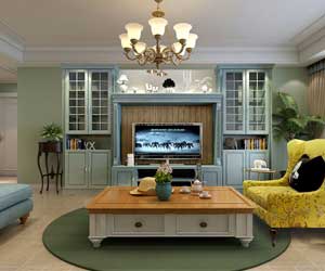 石家莊林蔭大院裝修效果圖，美式風格美的不一般