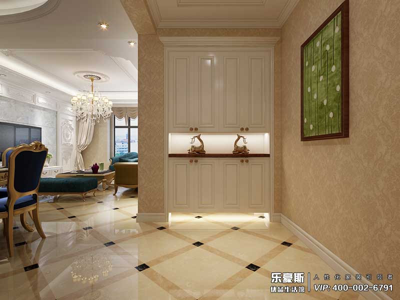 東勝紫御公園廣場法式風格裝修效果圖