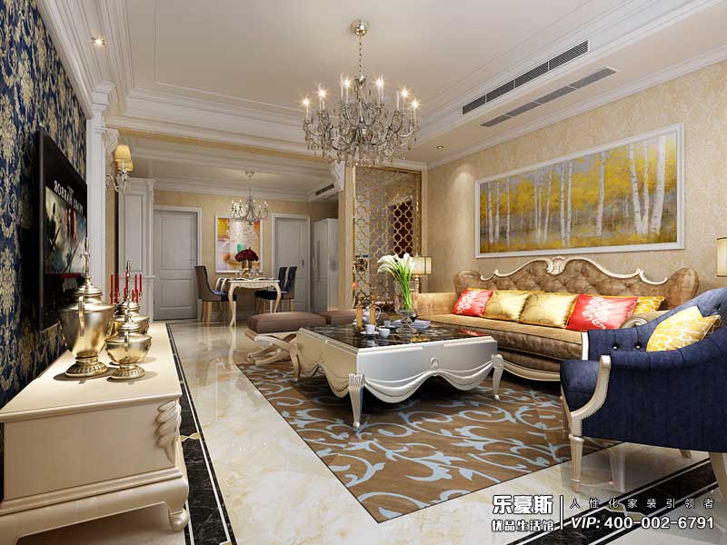 石家莊陽光里歐式風格裝修效果圖