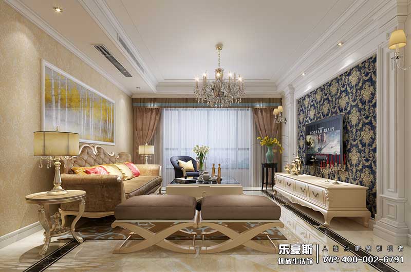 石家莊陽光里歐式風格裝修效果圖