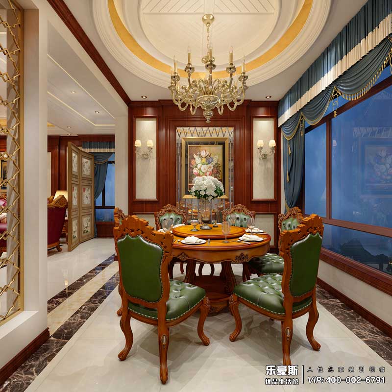 碧桂園240平米歐式風格裝修效果圖