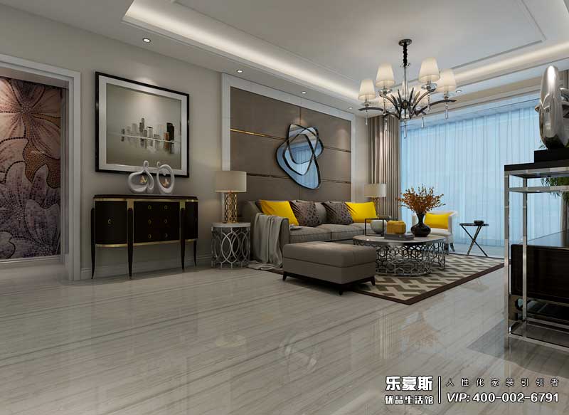 龍溪城現(xiàn)代簡約風(fēng)格裝修效果圖